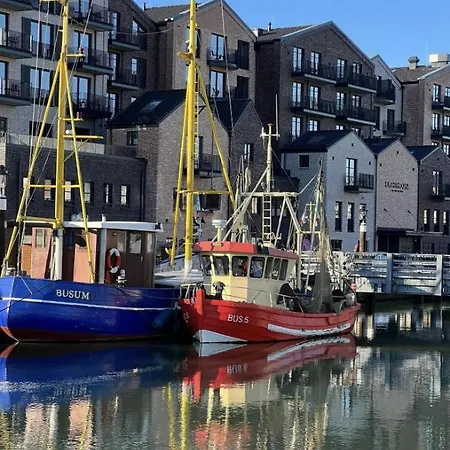 Apartment Schroeder - Ahoi - Strandkorb Am - Inklusive Bettwaesche Und Handtuecher Busum